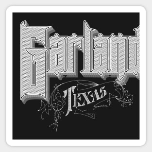 Vintage Garland, TX Sticker